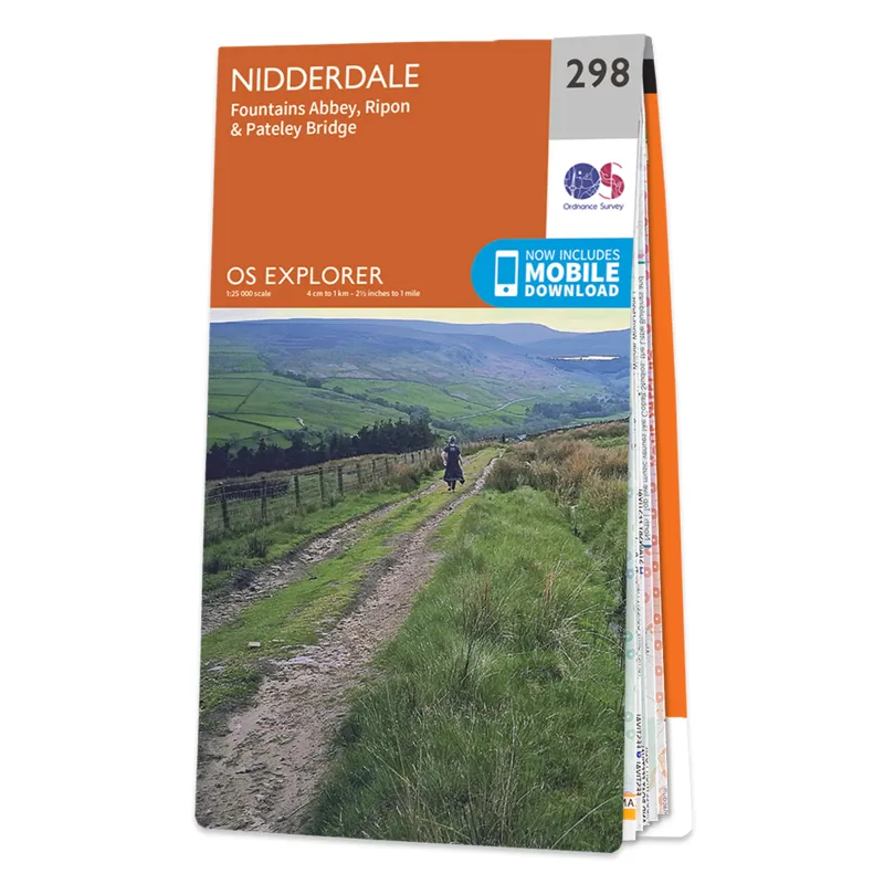 OS Explorer Map 298 - Nidderdale